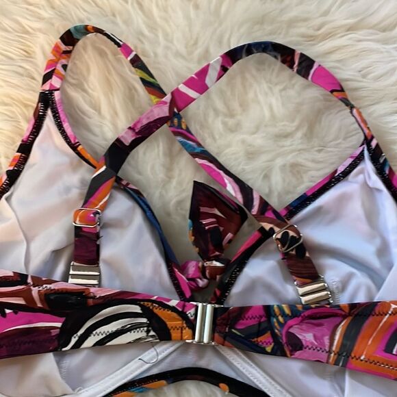 Antigel Lise Charmel Abstract Underwire Bikini Top D Cup - Picture 7 of 7